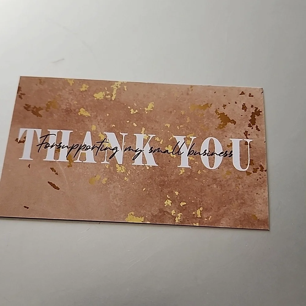 Thank You For Your Purchase  BUSINESS CARDS 50 COUNT - Picture 6 of 6